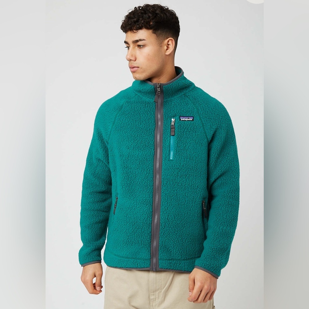 Patagonia Men's Teal Fleece Jacket